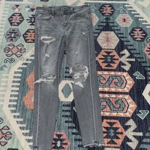 Grey american eagle jeans
